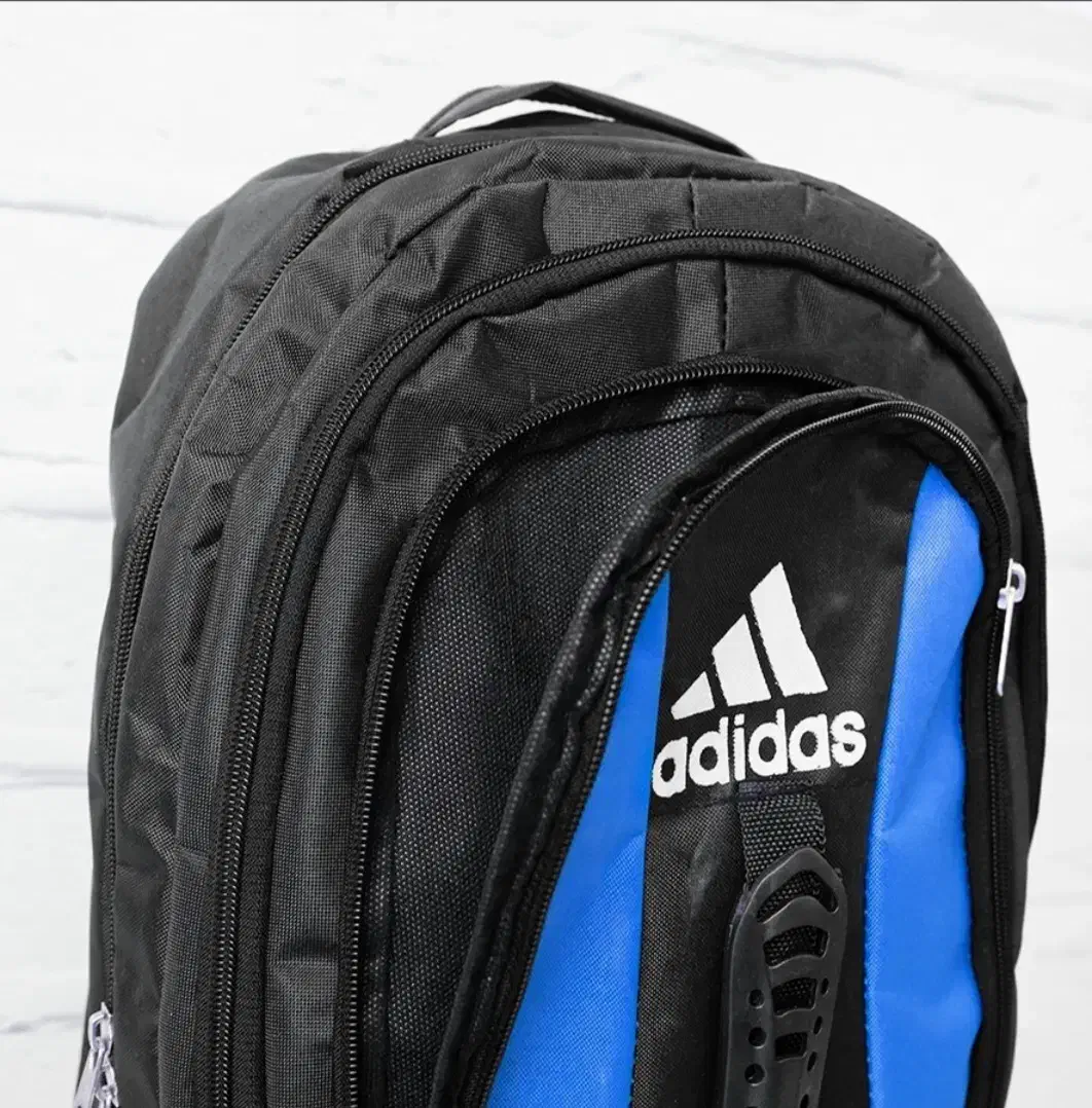 کوله پشتی مشکی آبی Adidas +برزنتی+ پرداخت درب منزل|کیف، کفش، کمربند|تهران, میدان ولیعصر|دیوار