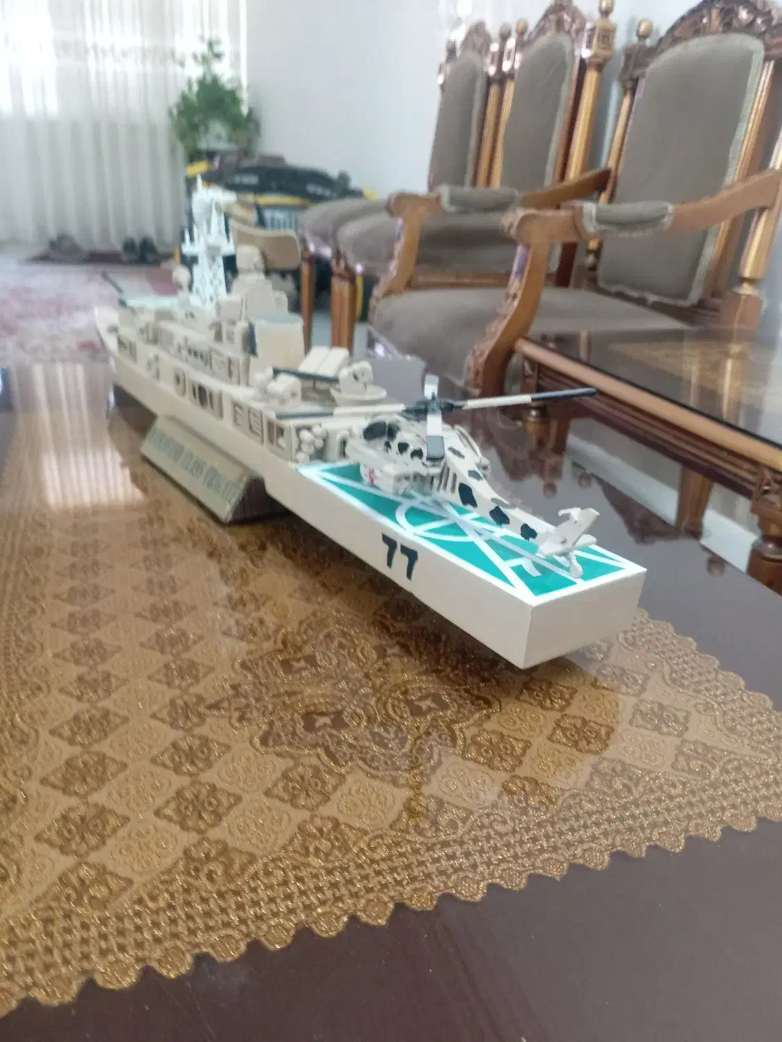 کشتی چوبی|مجسمه، تندیس، ماکت|تربتحیدریه, منصوریه|دیوار