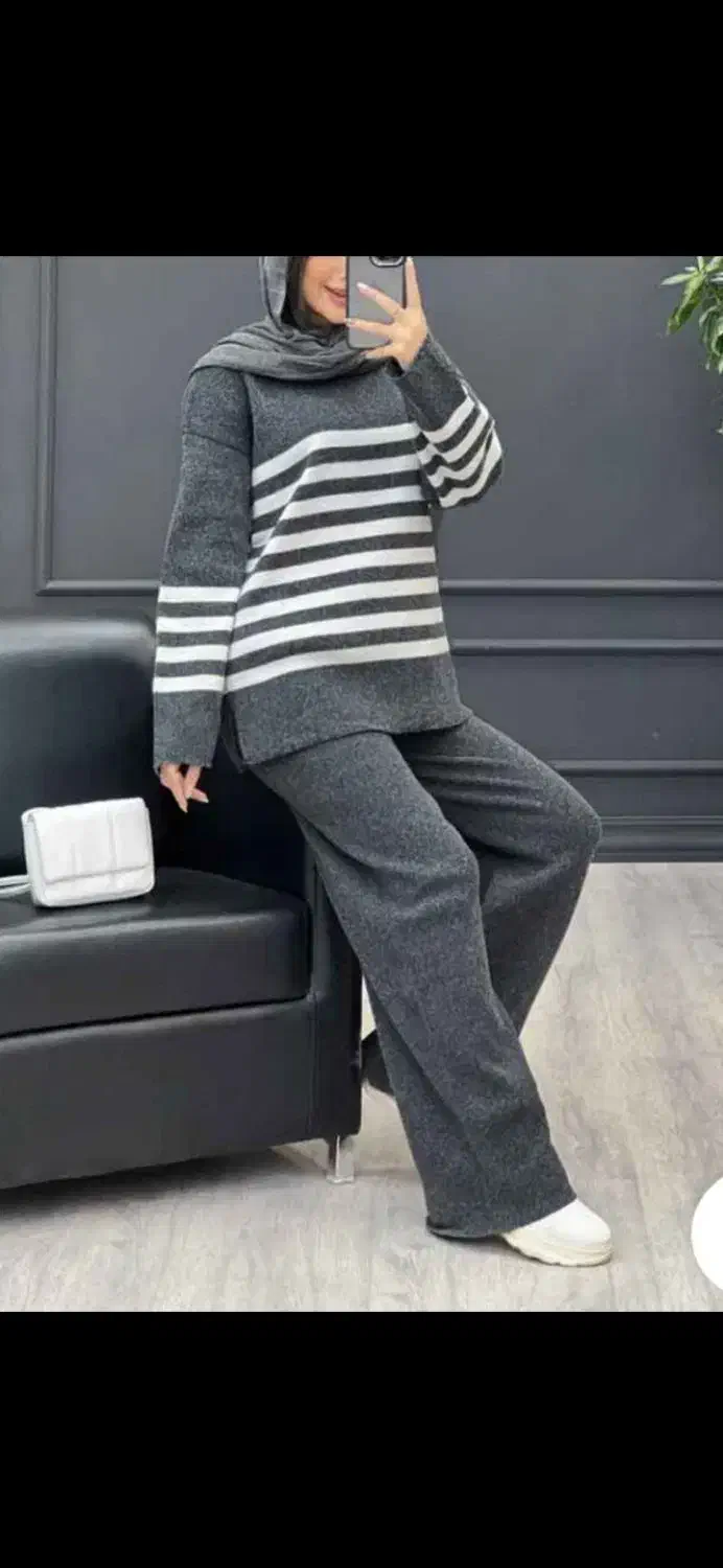 ست بافت راه راه|لباس|گناباد, |دیوار