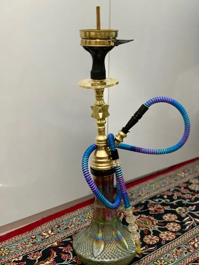 قلیون تنه برنجی در حد نو|کلکسیون و سرگرمی|شهرضا, |دیوار