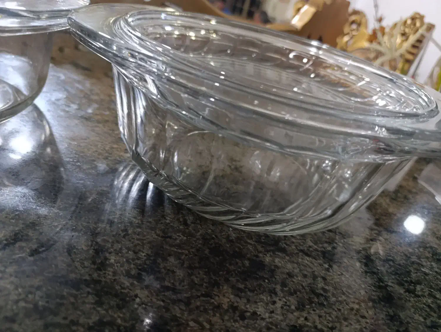 دوعددقابلمه شیشه ای شیک|ظروف پختوپز|کرمانشاه, |دیوار