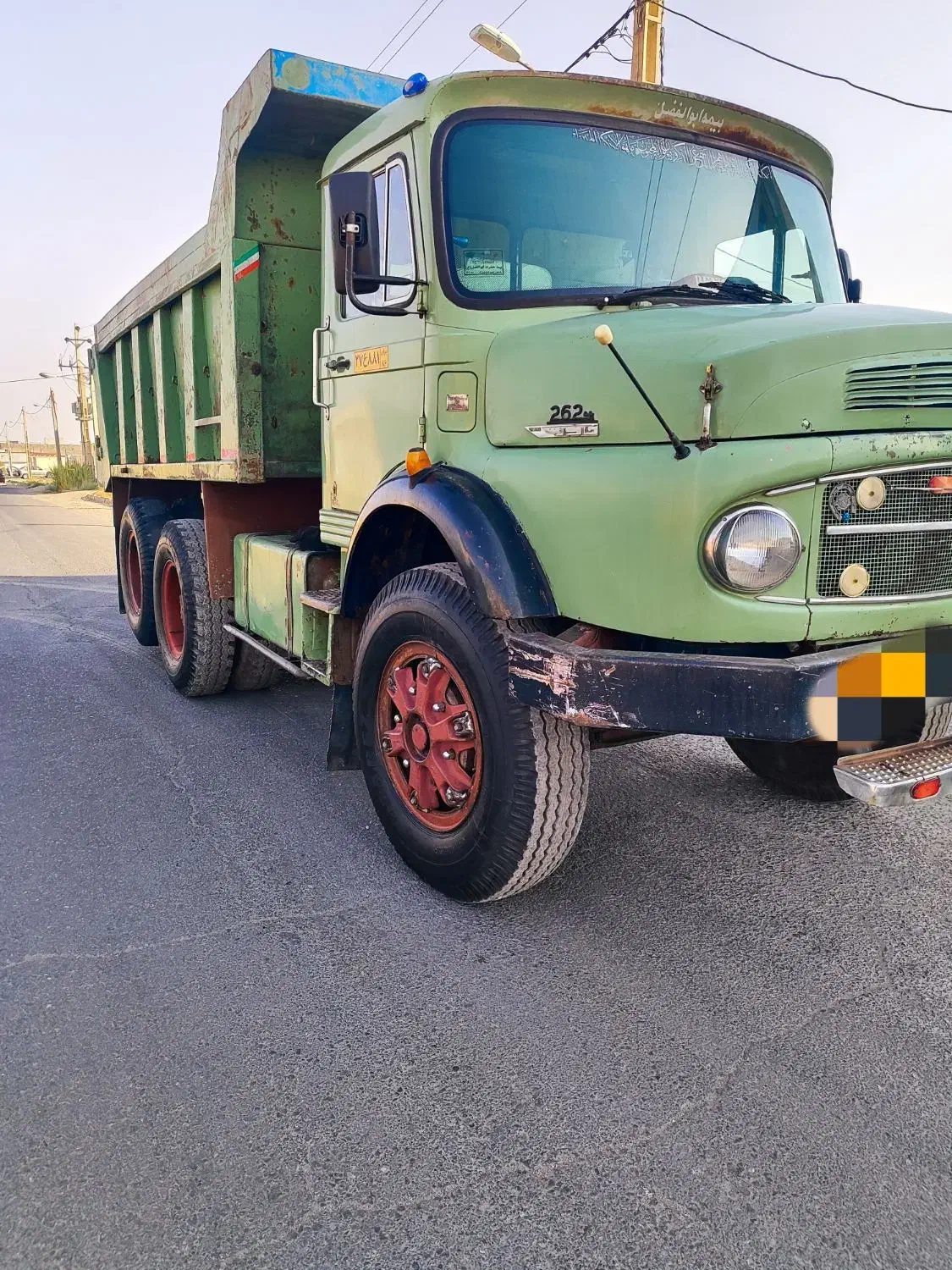 بنز ده چرخ کمپرسی بالاگیر مدل1366|خودرو سنگین|تهران, ابوذر|دیوار