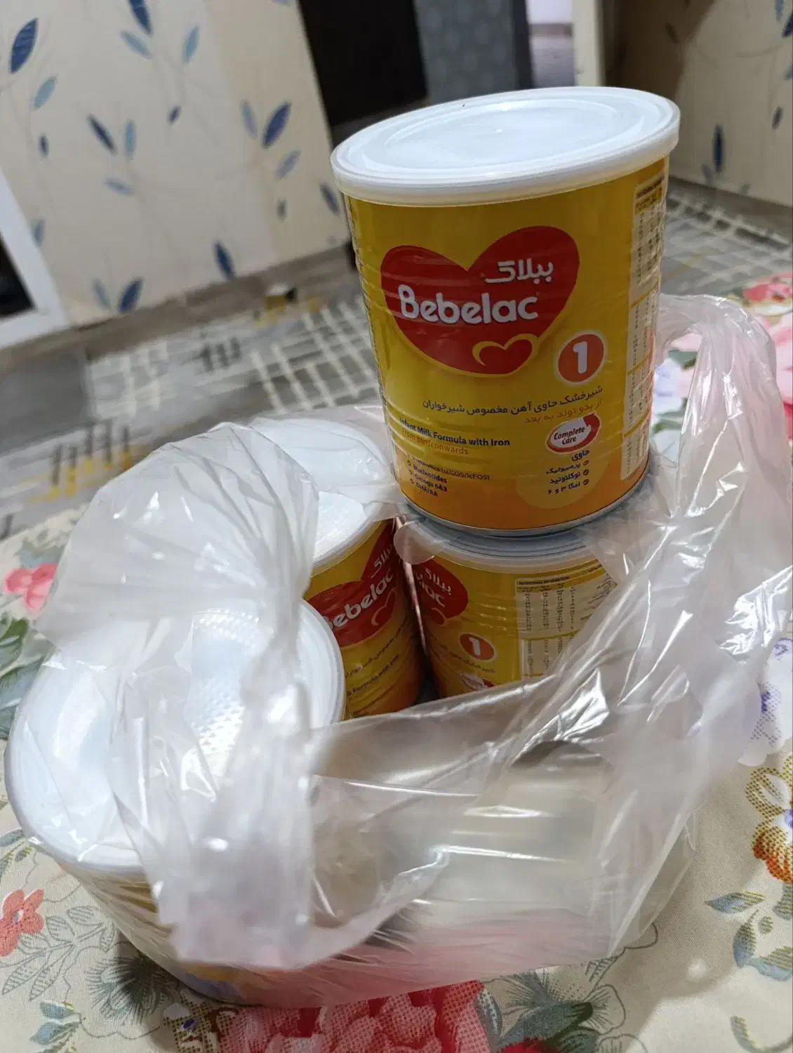 4 تا قوطی خالی شیر خشک 1|ظروف نگهدارنده، پلاستیکی، یکبارمصرف|کرمانشاه, |دیوار