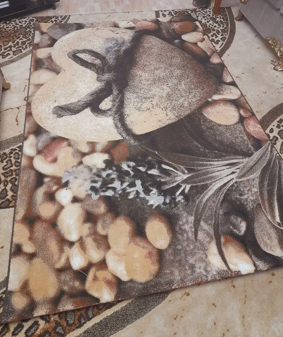 فرش ۴ متری ۳بعدی|فرش|لاهیجان, مهرگان|دیوار