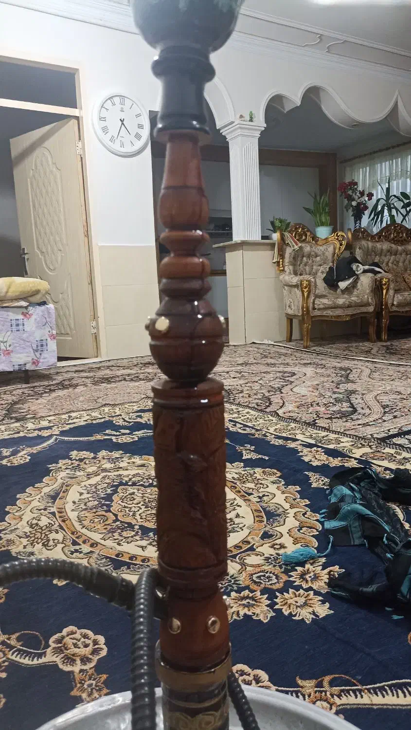 قلیان چوب سرخ|کلکسیون و سرگرمی|شیروان (خراسان), |دیوار