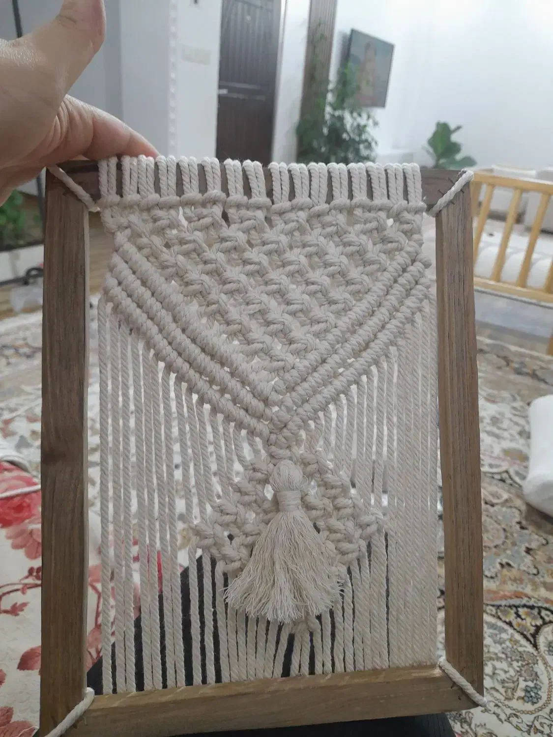 سفارش مکرومه پذیرفته میشود.|صنایع دستی و سایر لوازم تزئینی|قائم‌شهر, |دیوار