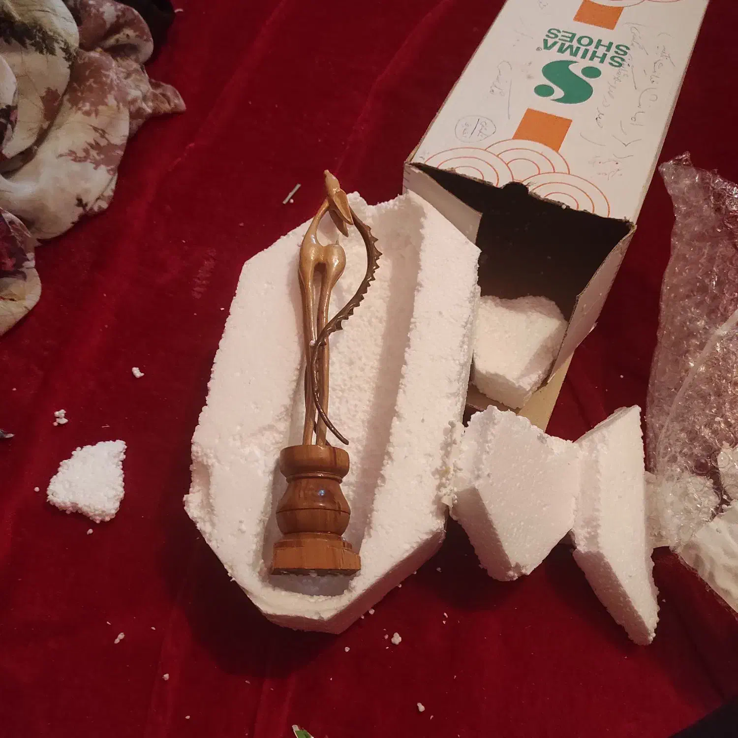 یک غزال چوبی بسیار زیباابعاد غزال 20/10سانت|صنایع دستی و سایر لوازم تزئینی|بردسیر, |دیوار