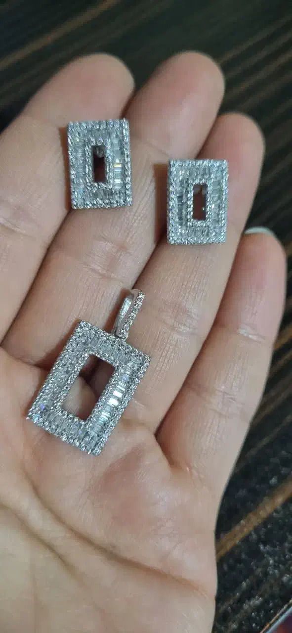 نیم ست نقره|جواهرات|قم, ولیعصر|دیوار