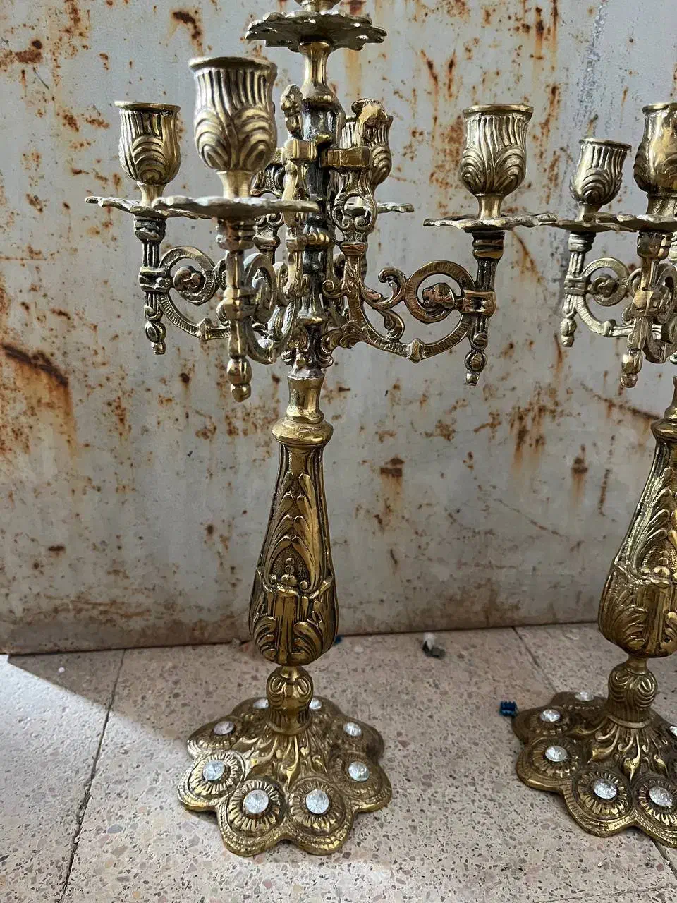 شمعدانی برنج|لوستر و چراغ آویز|ری, عباسآباد|دیوار