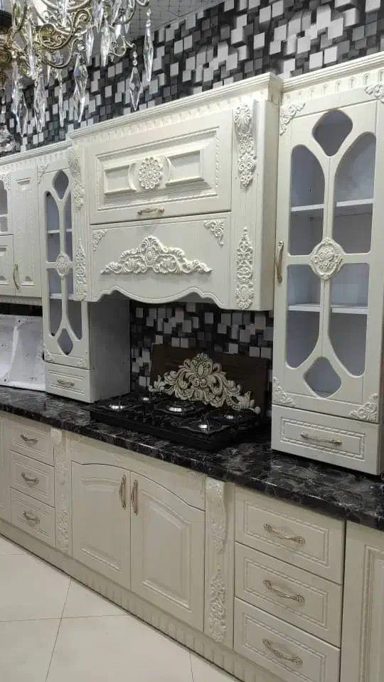 سرویس کابینت آماده آشپزخانه ممبران‌ ویترین بلند|مصالح و تجهیزات ساختمان|پردیس, فاز ۴|دیوار