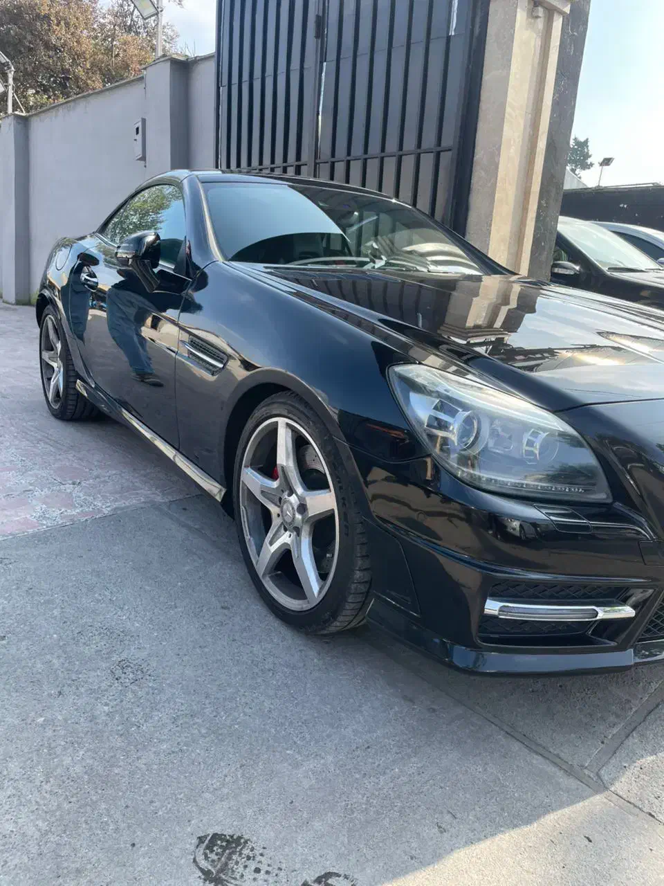 بنز SLK 350 ۲۰۱۲ کوپه کروک گذر موقت فول مشکی|خودرو سواری و وانت|لاهیجان, شیخ زاهد|دیوار