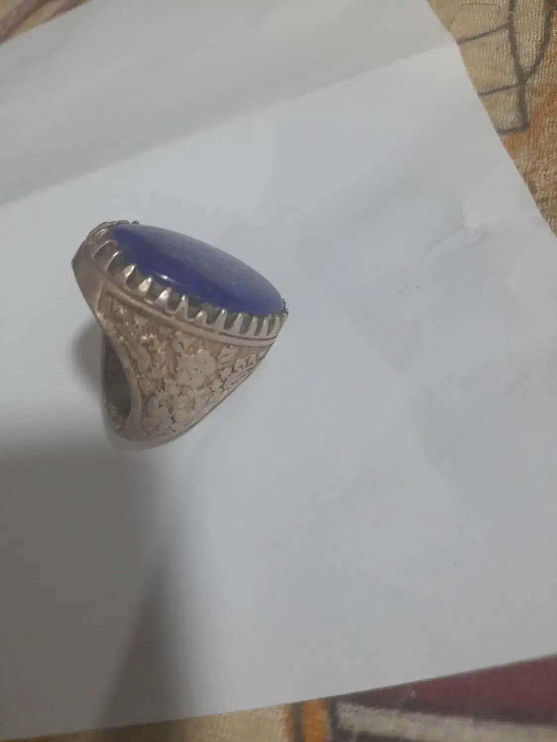 ۲عدد انگشتر مردانه یکی لاجورد افغان یکی|بدلیجات|نی‌ریز, |دیوار