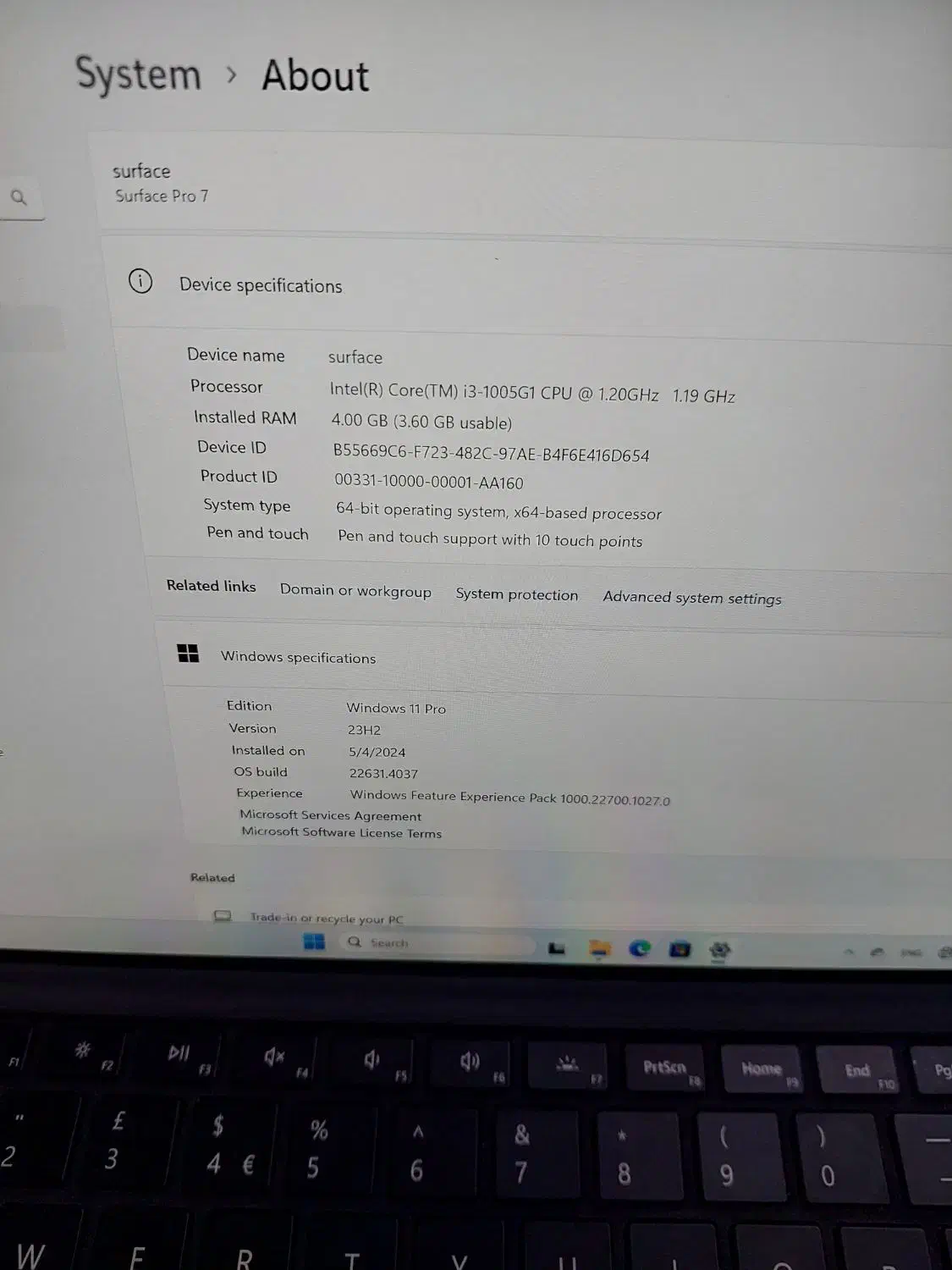 سرفیس پرو۷ surface pro7|رایانه همراه|خمینی‌شهر, |دیوار