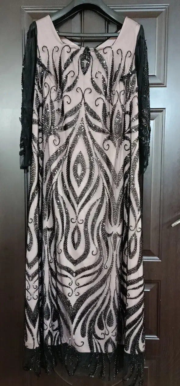 پیراهن مجلسی سایز بزرگ جنس سنگدوز|لباس|اراک, |دیوار