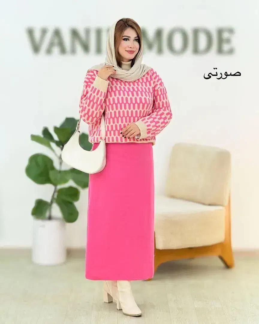 ست بافت بلوز ودامن|لباس|جوانرود, |دیوار