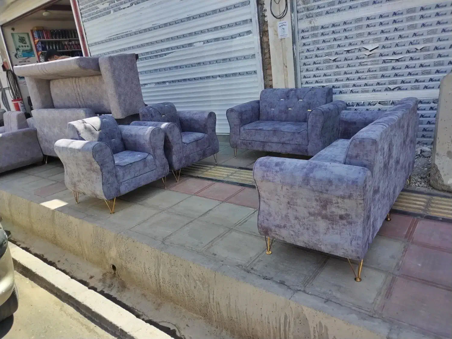 مبل مکعبی 7نفره|مبلمان خانگی و میز عسلی|بیرجند, |دیوار