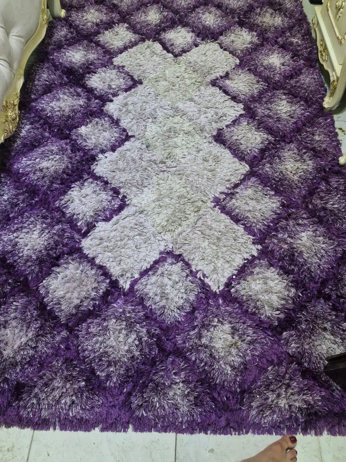 فرش فانتزی چهار متری نو هنوز شسته نشده|فرش|اهواز, کوی باهنر|دیوار