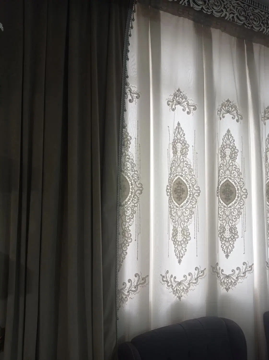 کنار پرده|پرده، رانر، رومیزی|ورامین, ورامین|دیوار