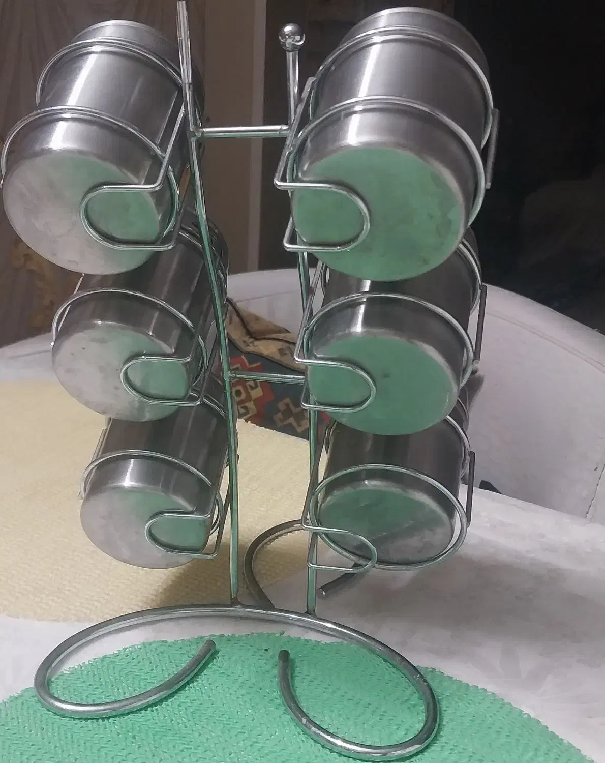 جا ادویه استیل|ظروف نگهدارنده، پلاستیکی، یک‌بارمصرف|گلبهار, شهر جدید گلبهار|دیوار