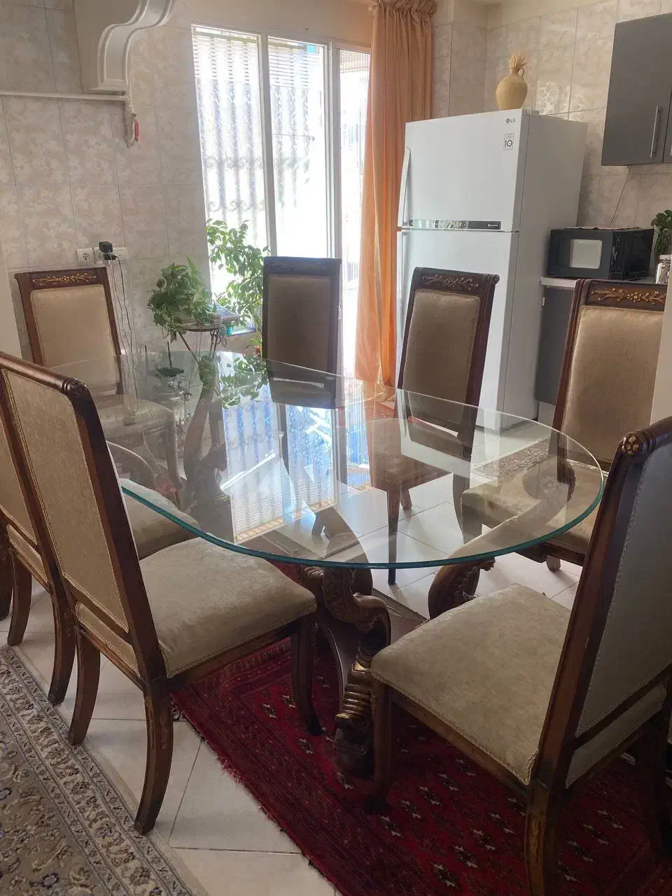 میز نهار خوری چوبی|میز و صندلی غذاخوری|پردیس, فاز ۲|دیوار