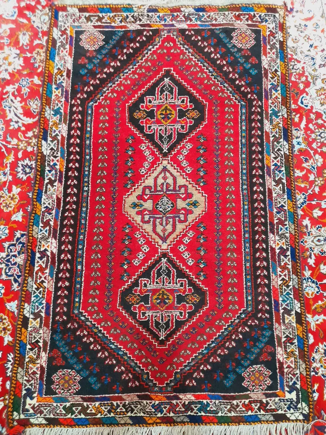 قالیچه دستبافت|فرش|شیراز, داریون|دیوار