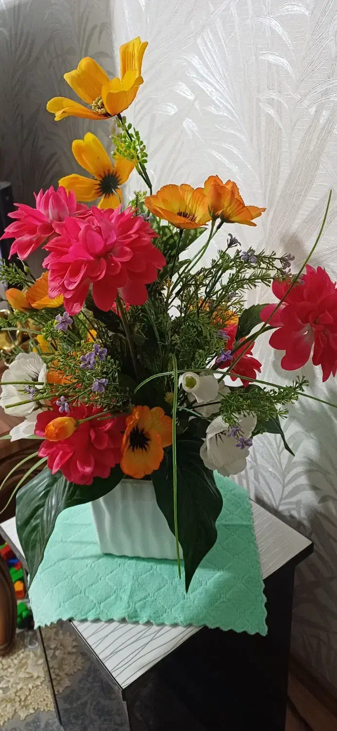 گل مصنوعی زیبا وقشنگ|گل مصنوعی|پرند, فاز ۵|دیوار