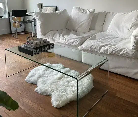 میز جلو مبلی شیشه‌ای - تولید مجموعه + تضمین ارسال|مبلمان خانگی و میز عسلی|باغستان, |دیوار