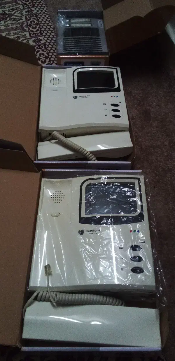 ۲ عدد آیفون تصویری الکتروپیک به همراه پنل|صوتی و تصویری|ری, منصوریه منگل|دیوار