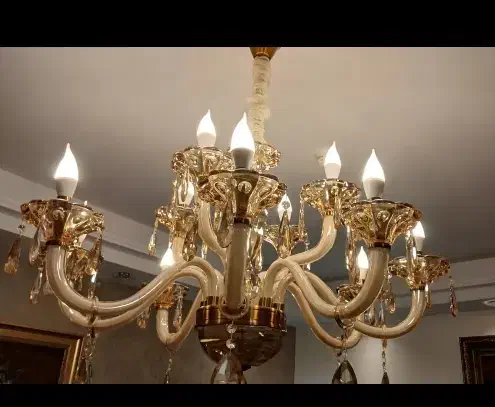 لامپ اشکی لوستری ال ای دی سفید و زرد گارانتی تعویض|لامپ و چراغ|تبریز, |دیوار