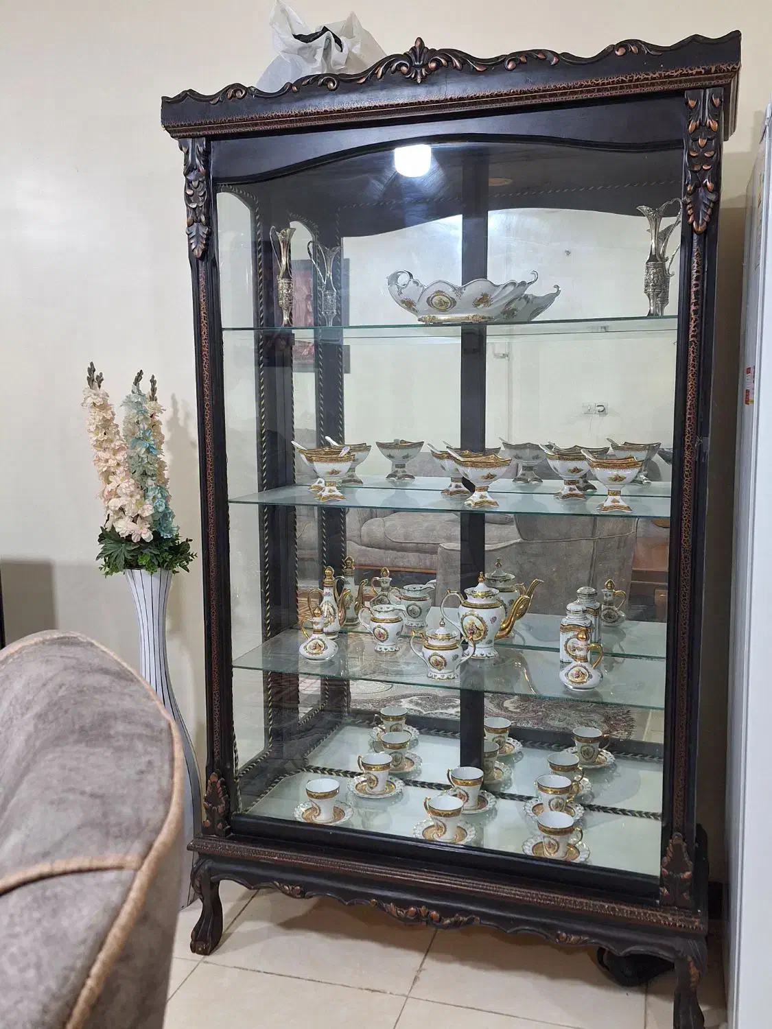 بوفه درحدنو جنس چوب عالی|بوفه، ویترین، کنسول|اهواز, فاز ۲ پادادشهر|دیوار