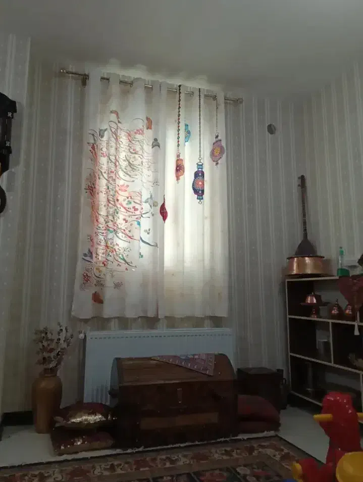 پرده مخمل پانچی، دو عدد|پرده، رانر، رومیزی|خرم‌آباد, |دیوار