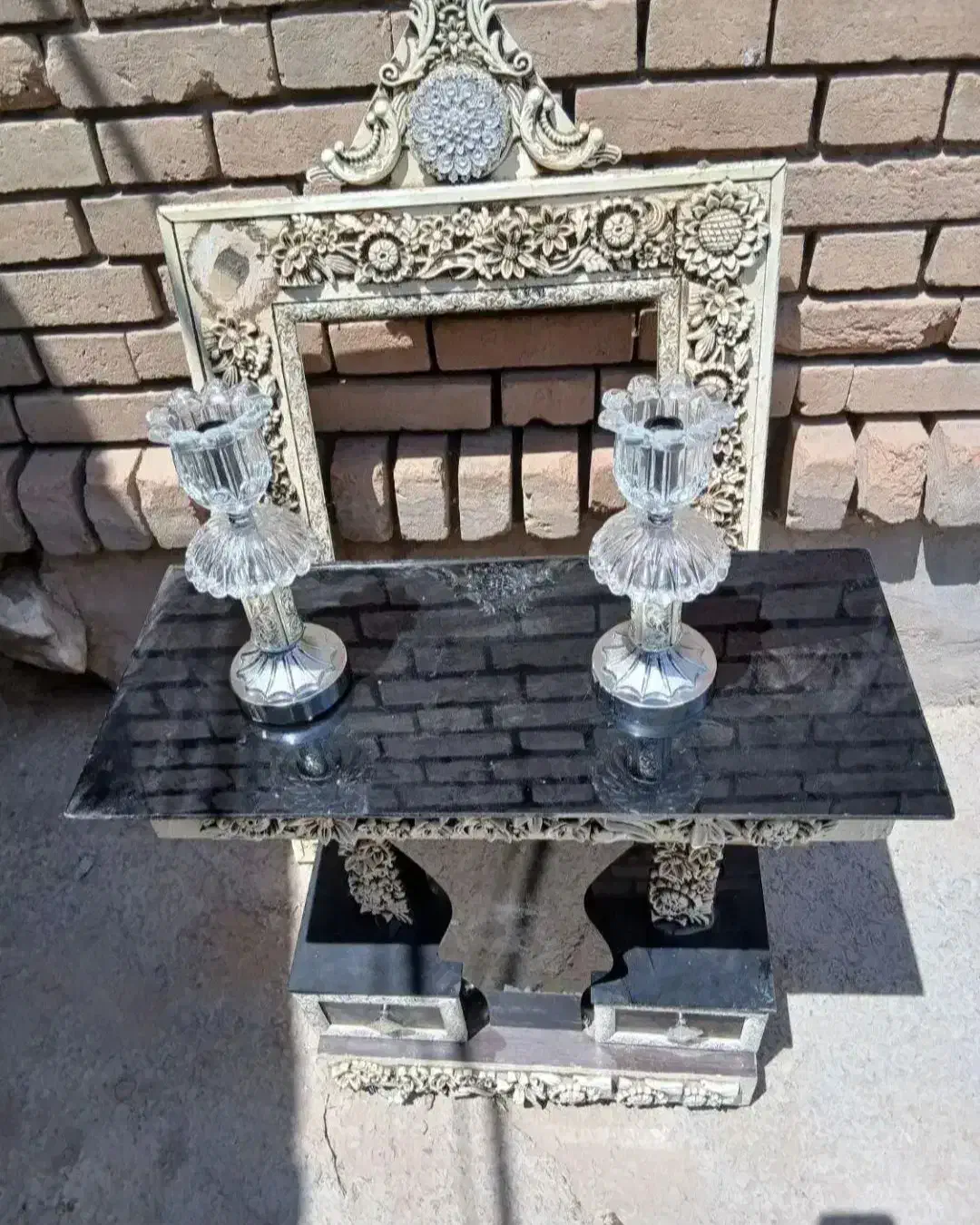 آیینه شمعدان|بوفه، ویترین، کنسول|اردبیل, |دیوار