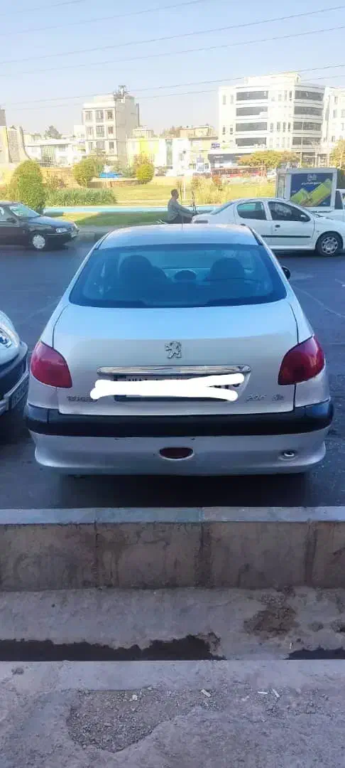 206 sd نقره ای v8 مدل تماس|خودرو سواری و وانت|محمدیه-قزوین, |دیوار