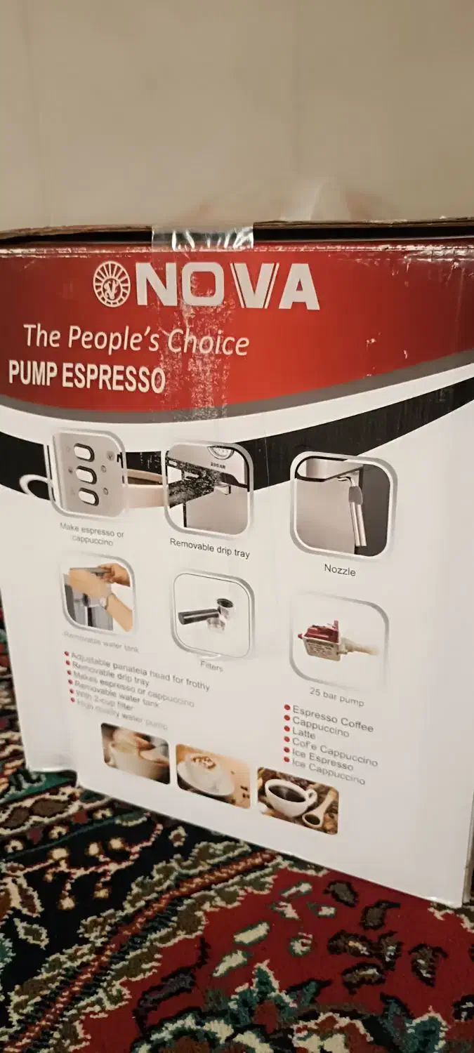 اسپرسو ساز Nova اصلی|سماور، چایساز، قهوهساز|نهاوند, |دیوار