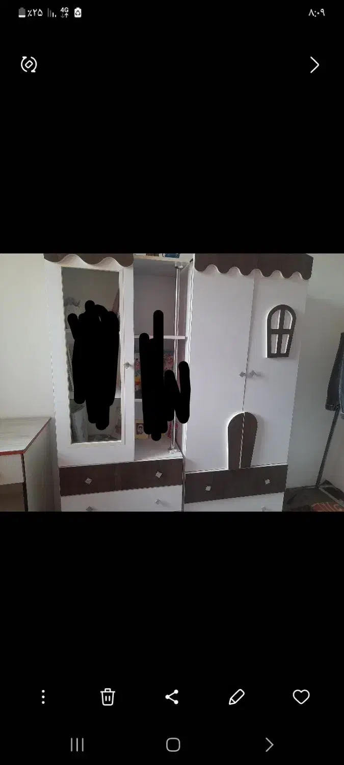 کمددوتیکه لباس|جاکفشی، کمد، دراور|رستم‌آباد, |دیوار