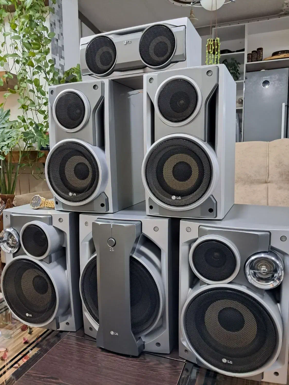 ظبط باند LG بهترین باند سری کامل تمیز تو کارتنی|سیستم صوتی خانگی|فلاورجان, |دیوار