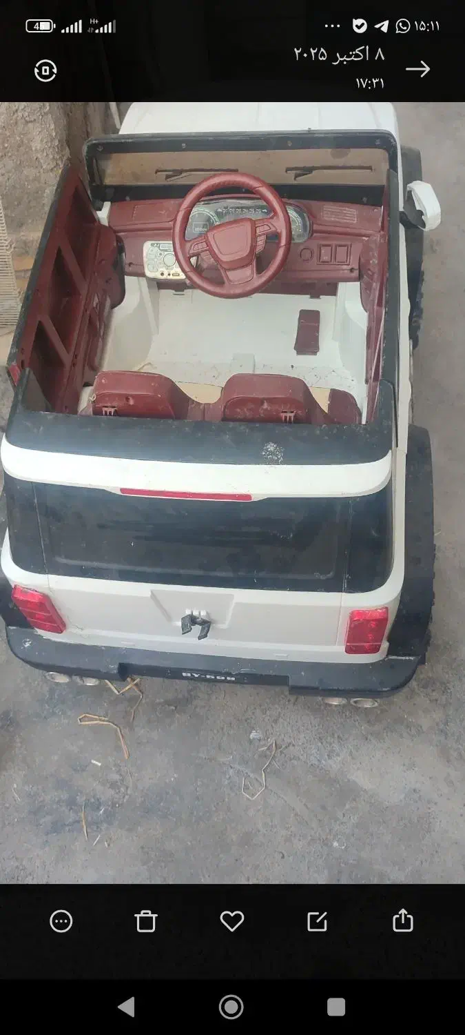 ماشین شارژی|اسباب‌بازی بچه|رامهرمز, |دیوار