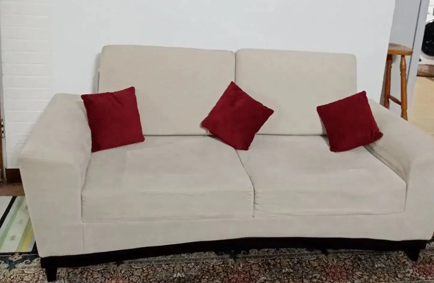 مبل کاناپه سه نفره و مبل نیم ست چهار نفره میزتلفن|مبلمان خانگی و میز عسلی|کرمانشاه, |دیوار