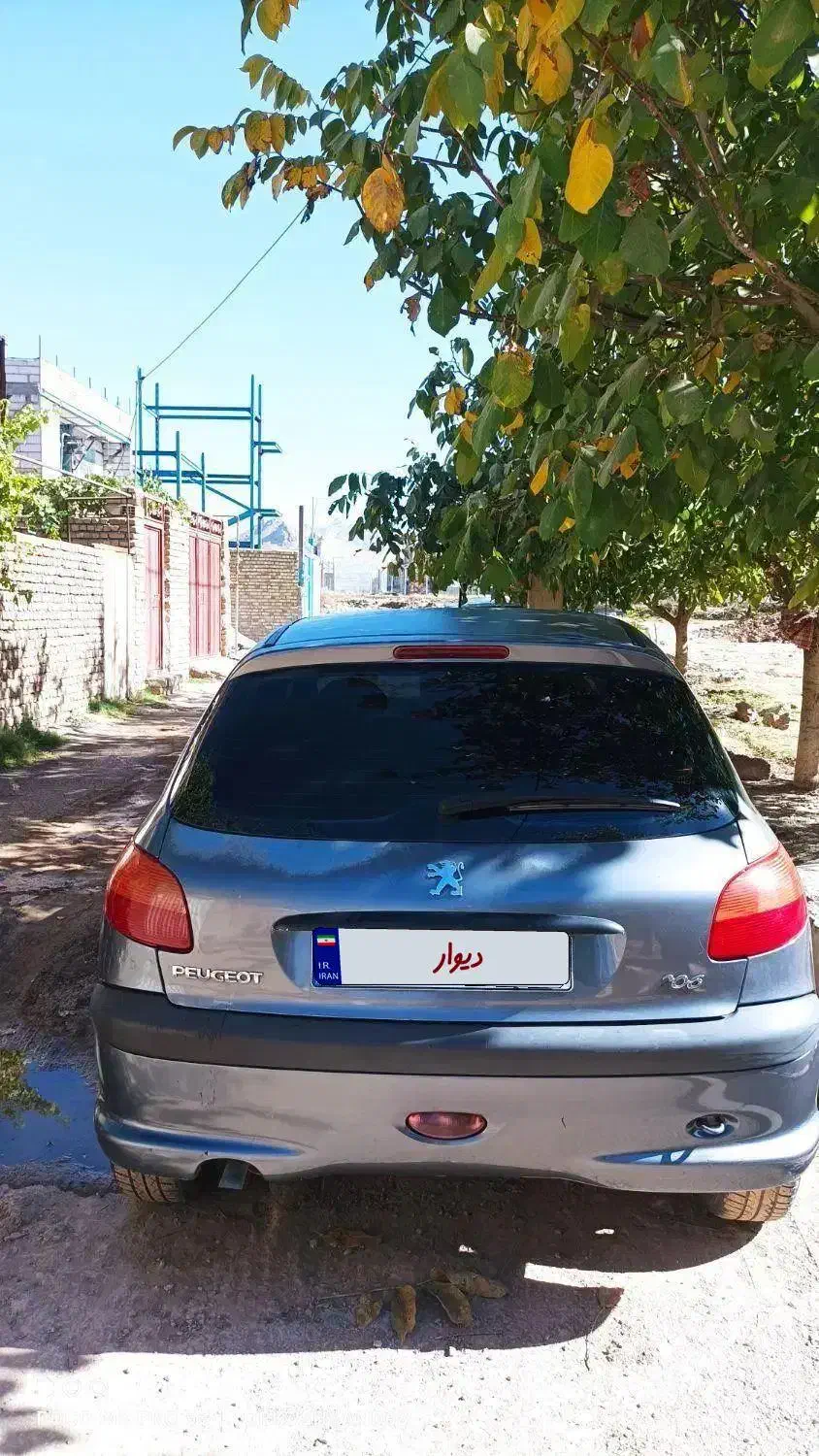 206 مدل ۸۹ تیپ ۲ سالم درجه یک|خودرو سواری و وانت|خرمآباد, |دیوار