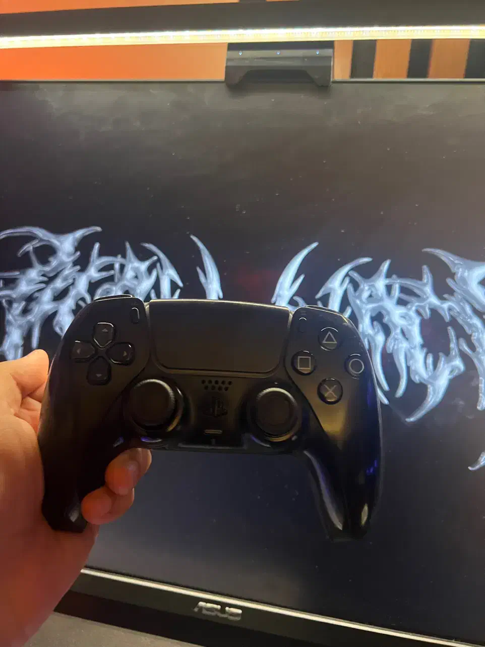 دسته اصل ps5 مشکی|کنسول، بازی ویدئویی و آنلاین|رشت, منظریه|دیوار