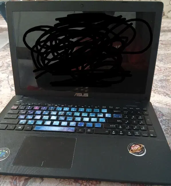 لپ تاپ ایسوسcore i5  500گیگ رم 8 hdd|رایانه همراه|کرمانشاه, |دیوار