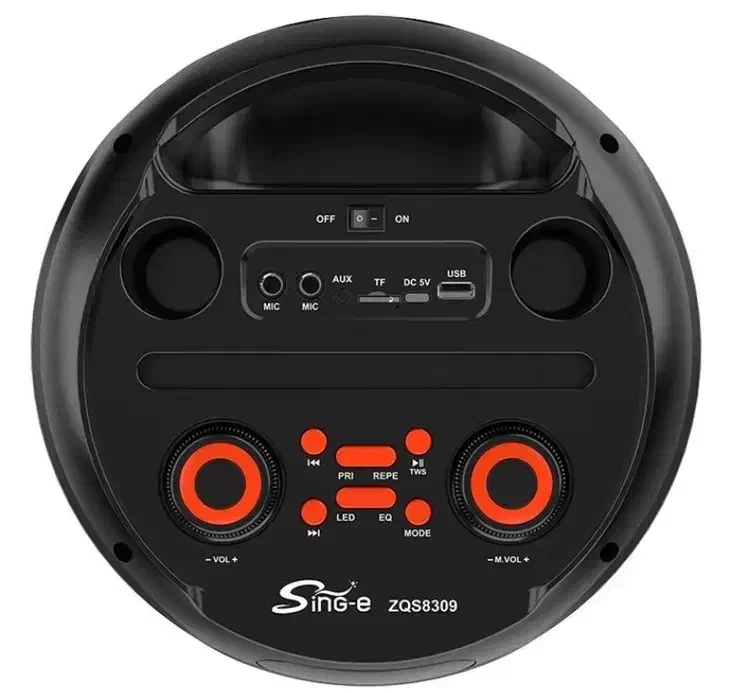 اسپیکر پارتی مدل zq 8309 ارتفاع یک متر با میکروفن|سیستم صوتی خانگی|سیرجان, |دیوار