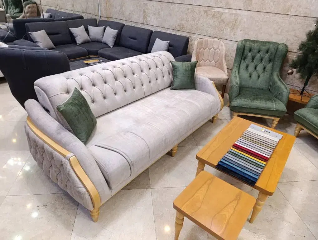 مبل راحتی 7نفره هوکر|مبلمان خانگی و میز عسلی|رشت, دباغیان|دیوار