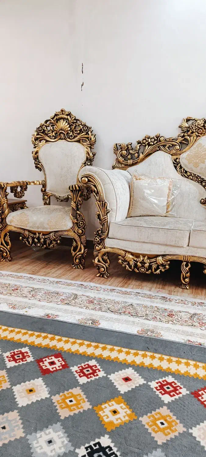 مبل پنجه شیری تر و تمیز|مبلمان خانگی و میز عسلی|محمدشهر, محمدشهر|دیوار