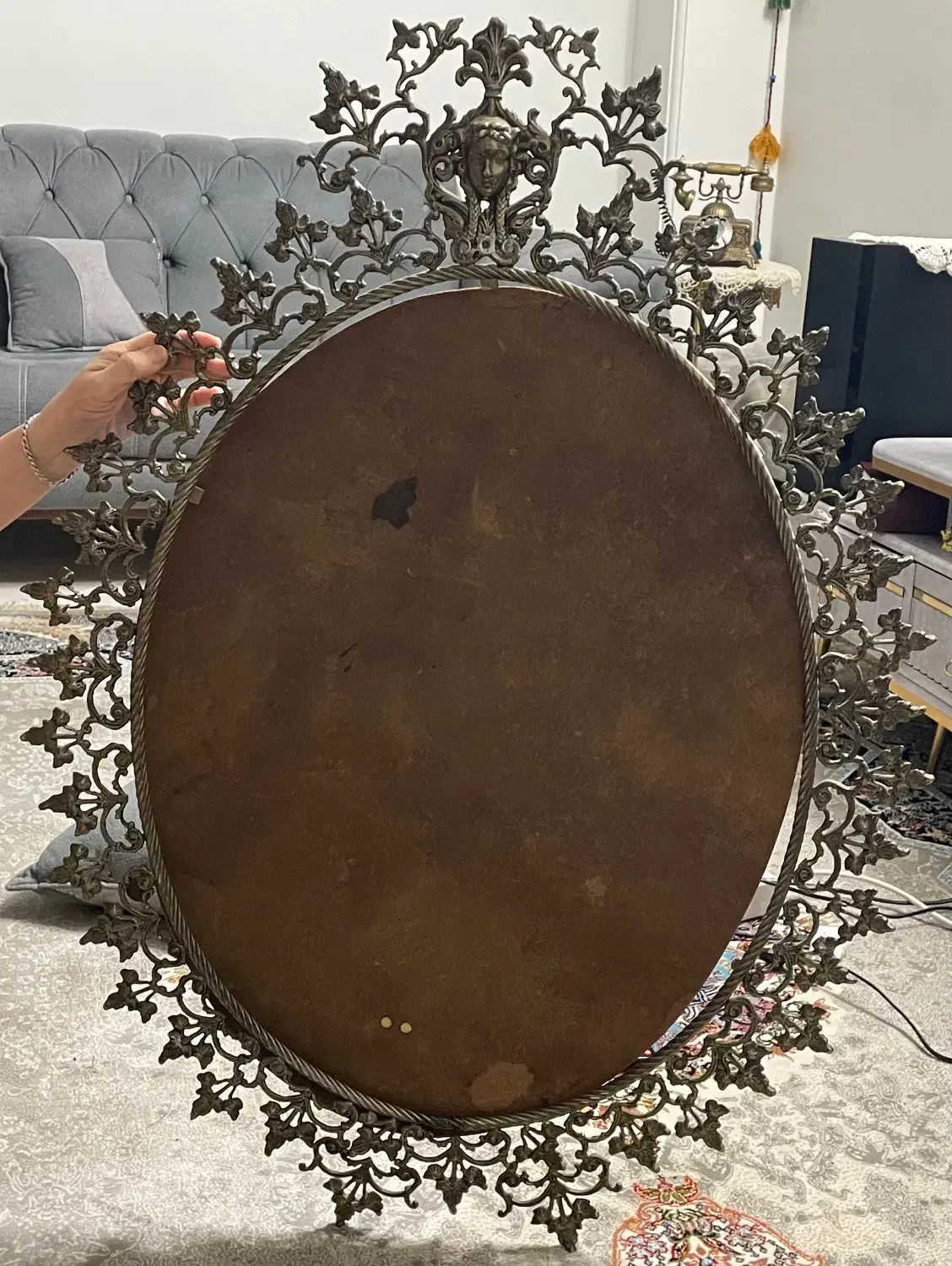 آیینه برنز|آینه|تهران, خزانه|دیوار