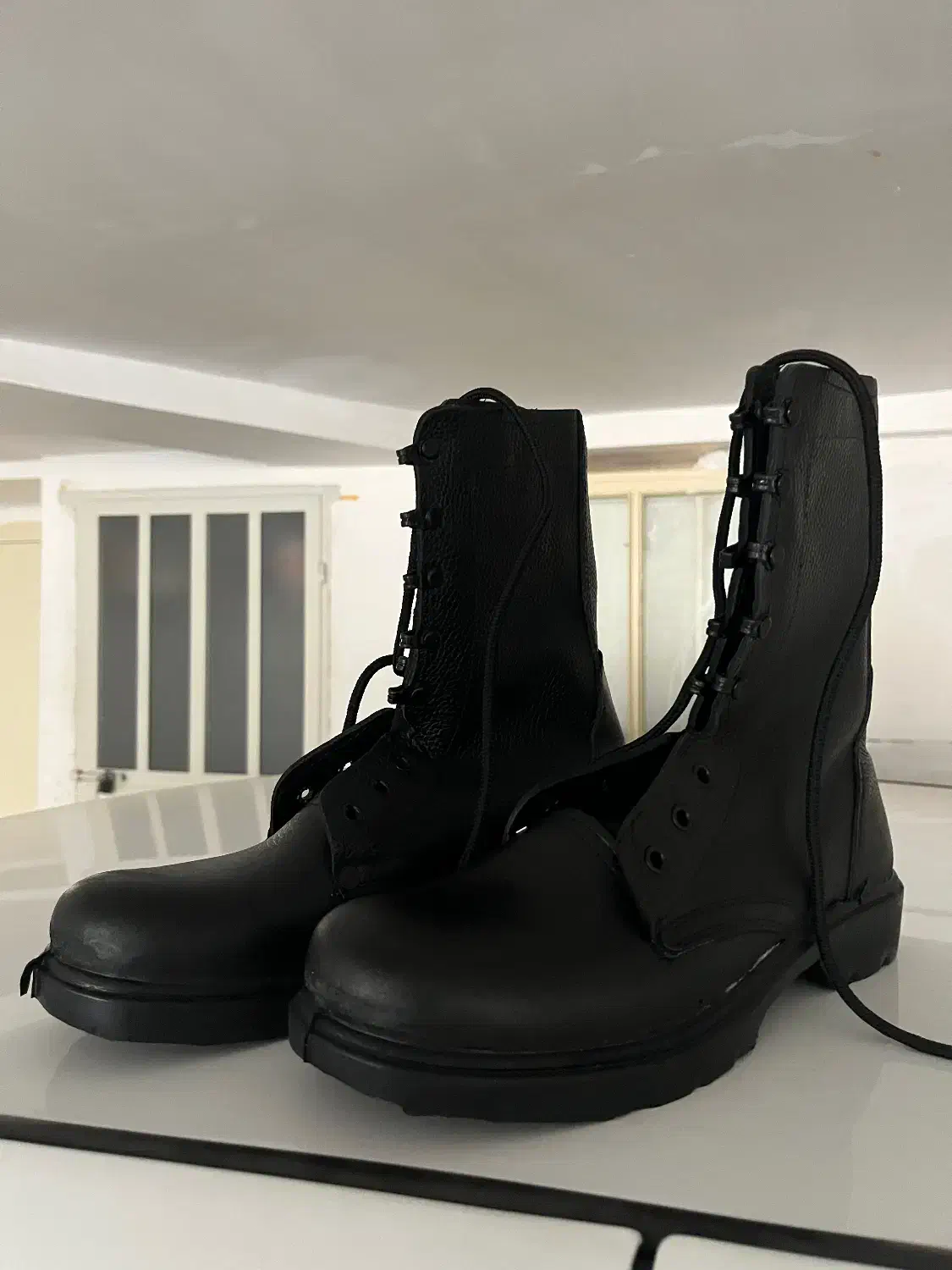 پوتین سربازی نو|کیف، کفش، کمربند|سمنان, |دیوار