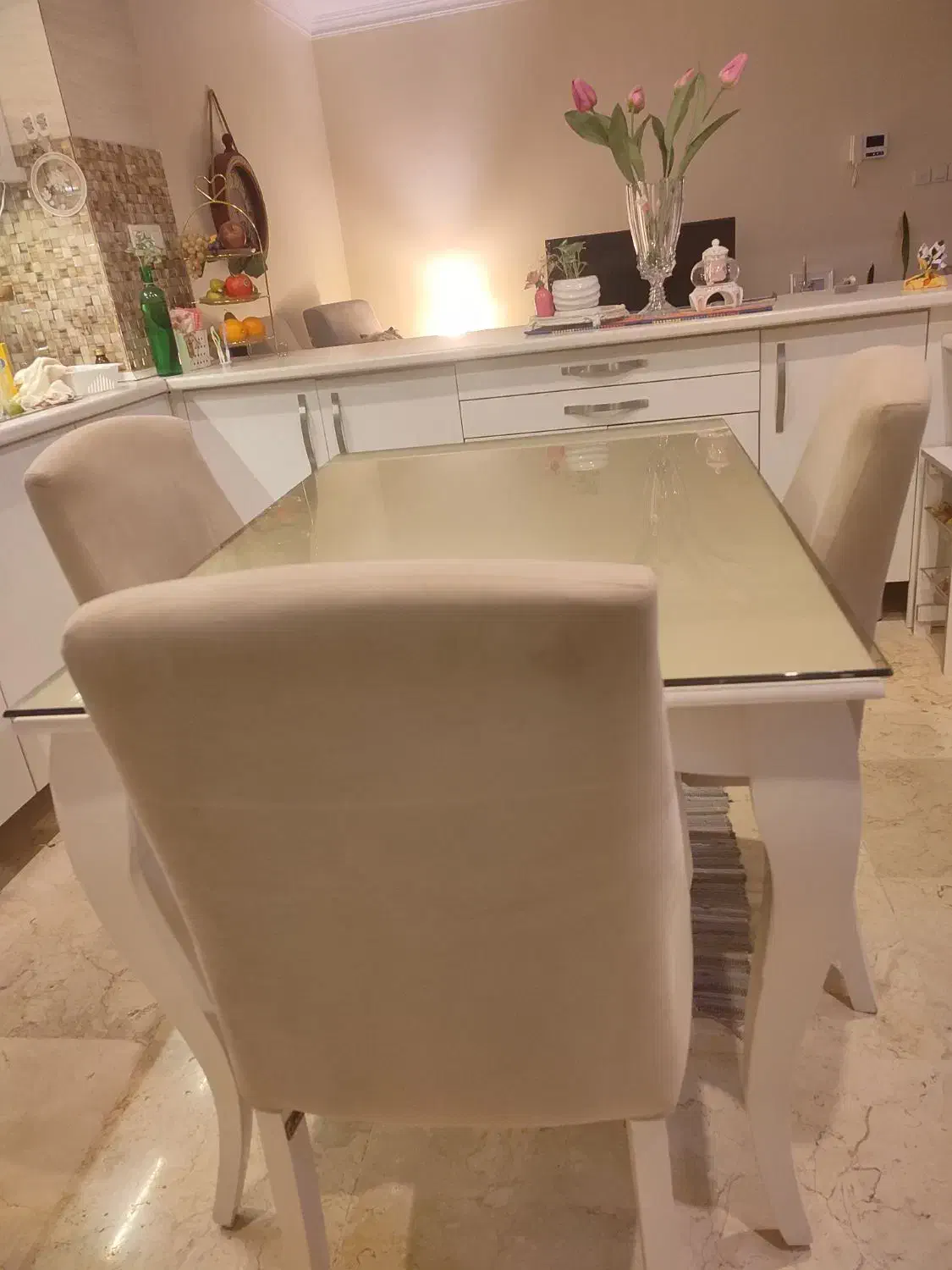 میز ناهار خوری 4نفره|میز و صندلی غذاخوری|تهران, سازمان آب|دیوار