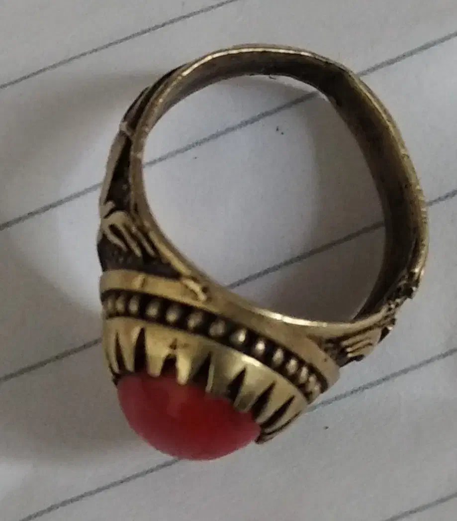 انگشتر دس ساز با نگین مرجان|جواهرات|سیوان, |دیوار