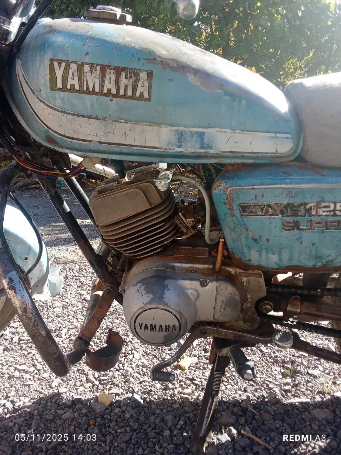 موتور یاماها 125 با سند و پلاک|موتورسیکلت|راین, |دیوار