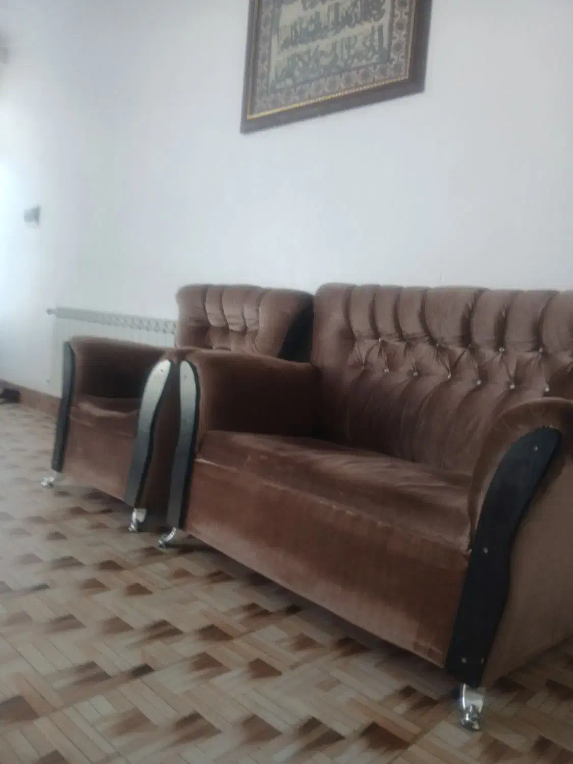 مبل هفت نفره. نیاز به تعمیر فقط ۴ میلیون|مبلمان خانگی و میز عسلی|زرند, |دیوار